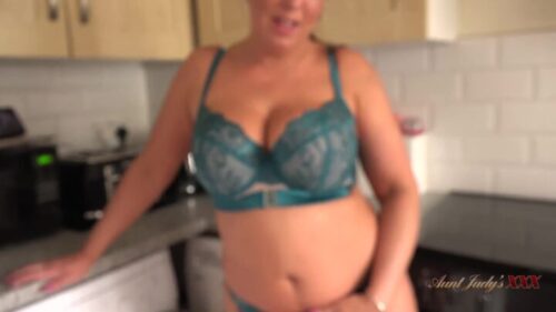 AuntJudysXXX – Maisie Lewis Your Landlord Maisie Caught You Stealing Her Panties
