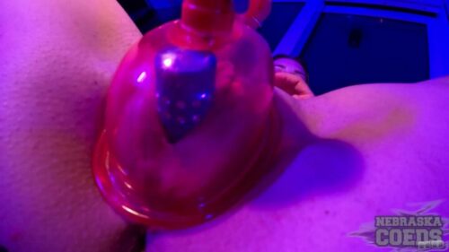 NebraskaCoeds – Hot Fetish Late Night Masturbating Sam Big Boobs Inflating Her Pussy With Suction…