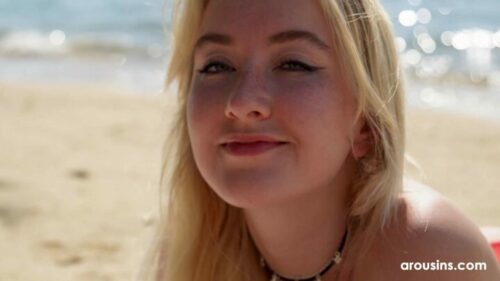 Arousins – Ann Joy Naked Sunbathing On A Peaceful Beach