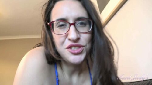 AuntJudys – POV : Your Landlady Kitty Kat Caught You Watching MILF Porn