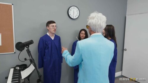 BrazzersExxtra – Kayley Gunner And Violet Gems Sinning Lesbians Cum-Up Choir Practice