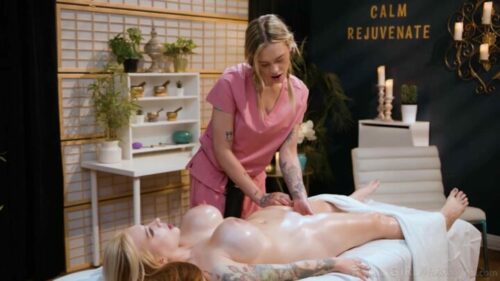 AllGirlMassage – Cubbi Thompson And Dylan Moore Releasing ALL The Tension