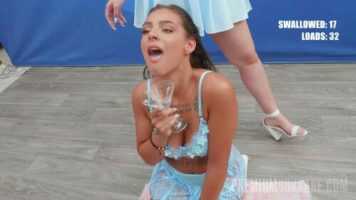 PremiumBukkake – Alexa Throat Bukkake 72 loads