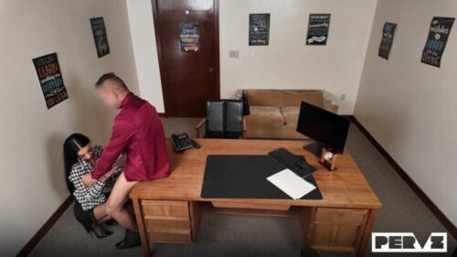 PervPrincipal – Nikita Reznikova “The Teacher Has a Vibrator Inside Her!” – The Principal Will Se…