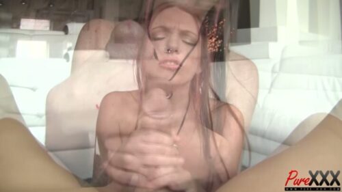 Pure-XXX – redhead babe Kassondra Raine strokes a big dick